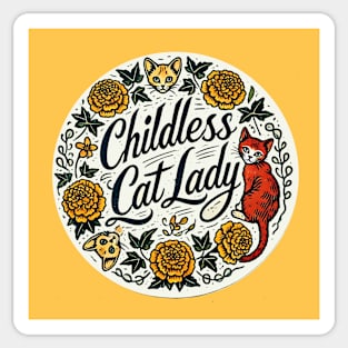 Childless Cat Lady Sticker